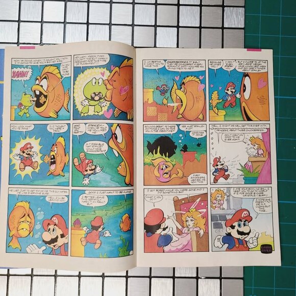Super Mario Bros. #4 Valiant Comics Nintendo 1991 Video Game - Picture 4 of 5